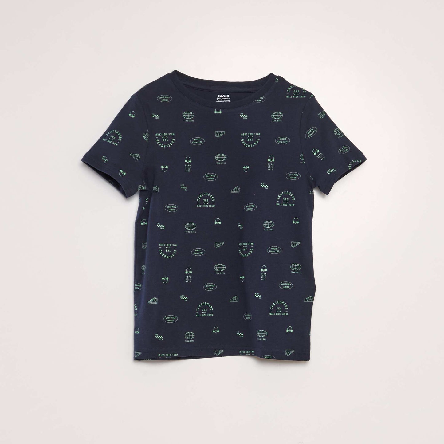 Printed T-shirt BLUE