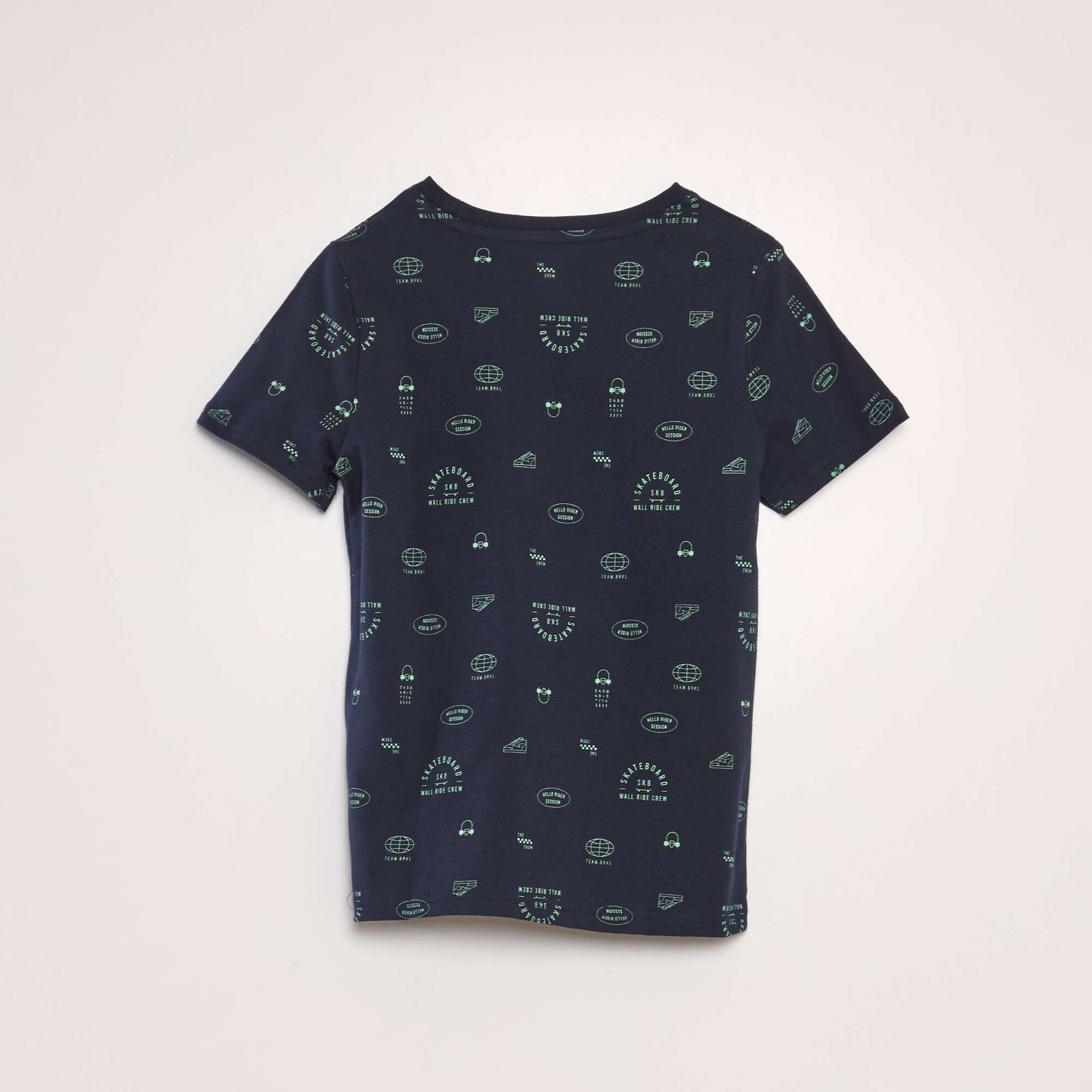 Printed T-shirt BLUE