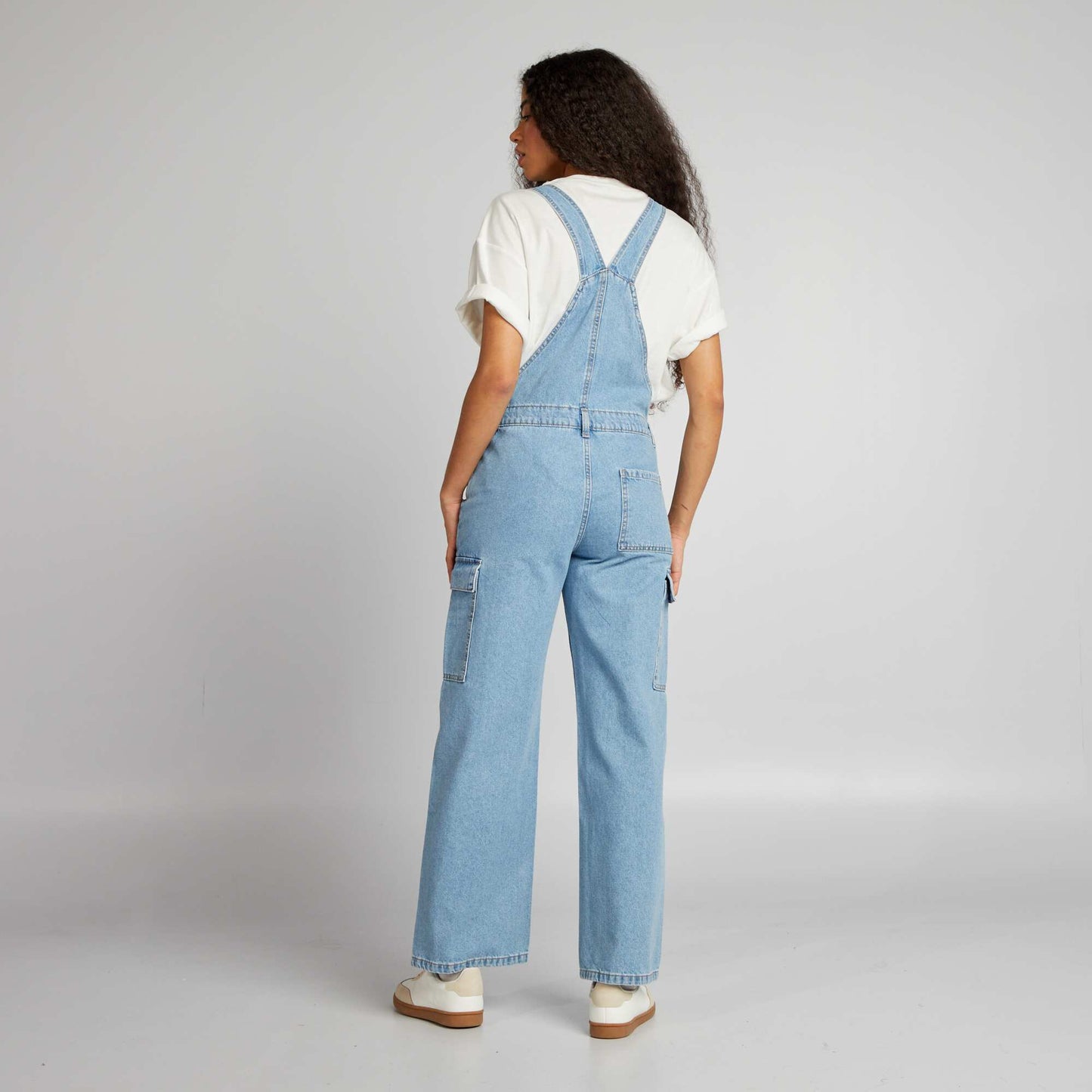 Denim dungarees BLUE