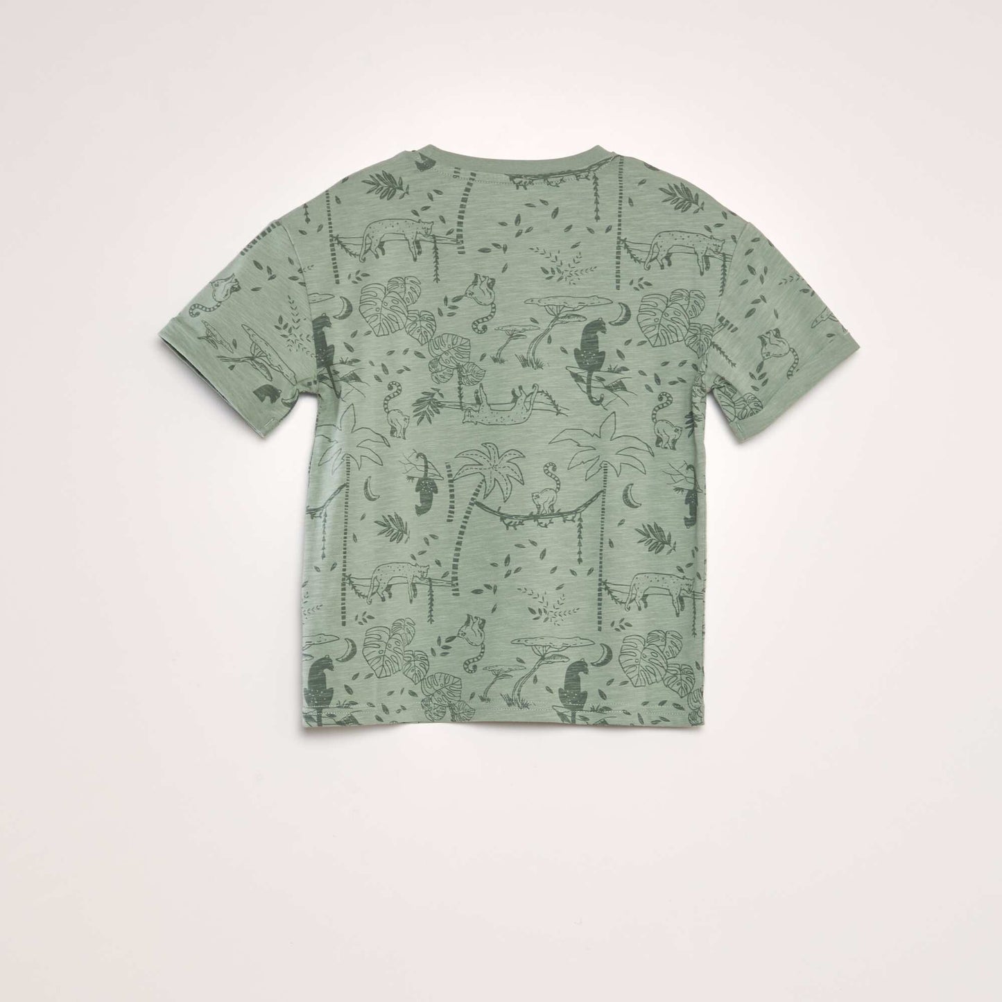 T-shirt with decorative print GREEN