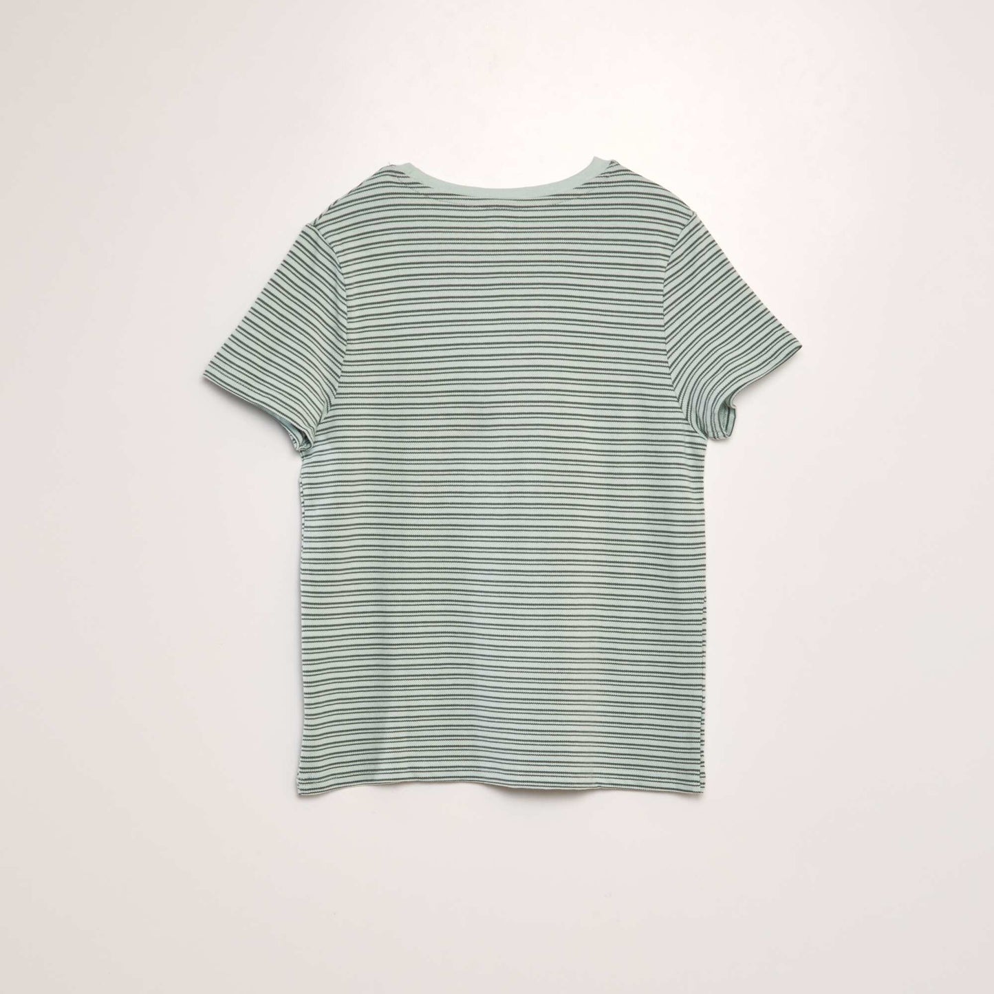 Piqué knit T-shirt GREEN