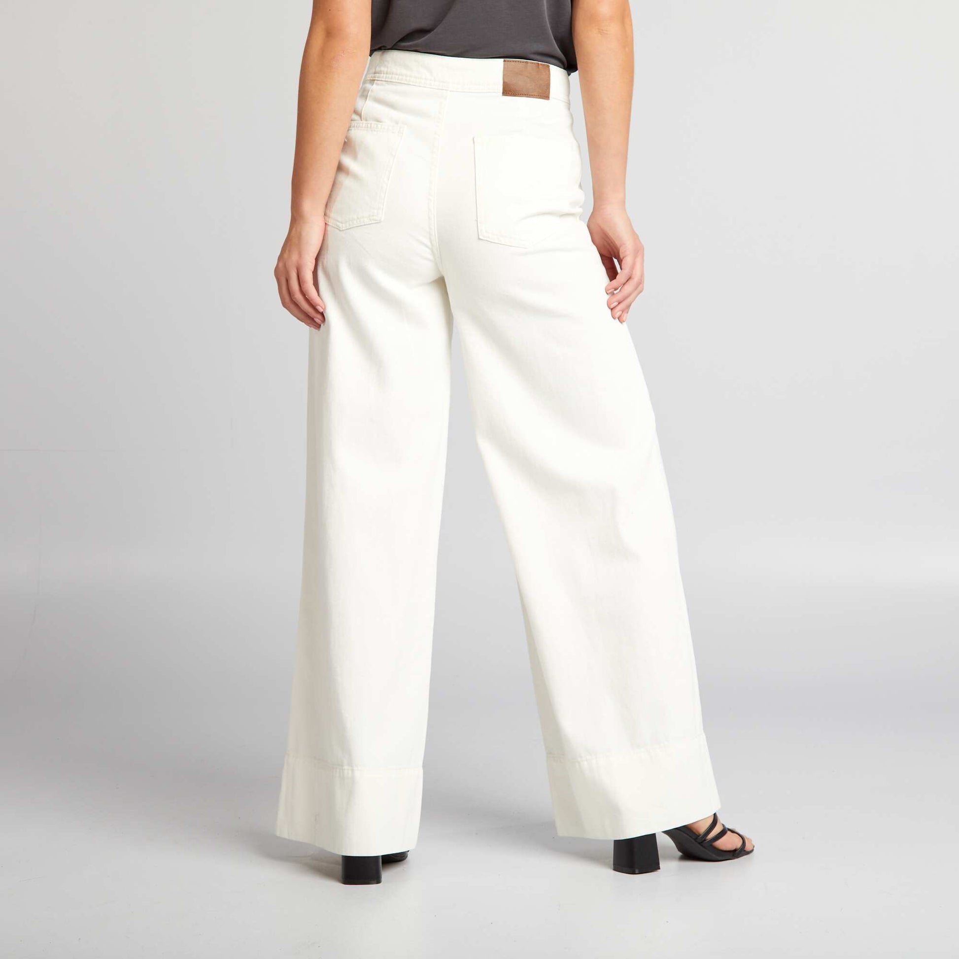 Wide-leg jeans WHITE – Kiabi Inde