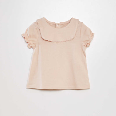 T-shirt with puff sleeves PINK
