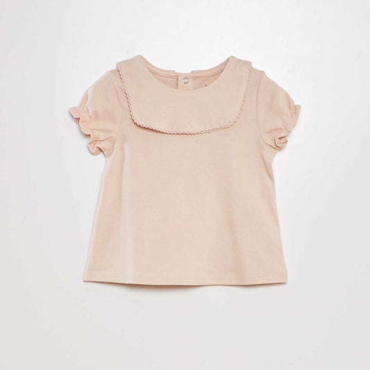 T-shirt with puff sleeves PINK