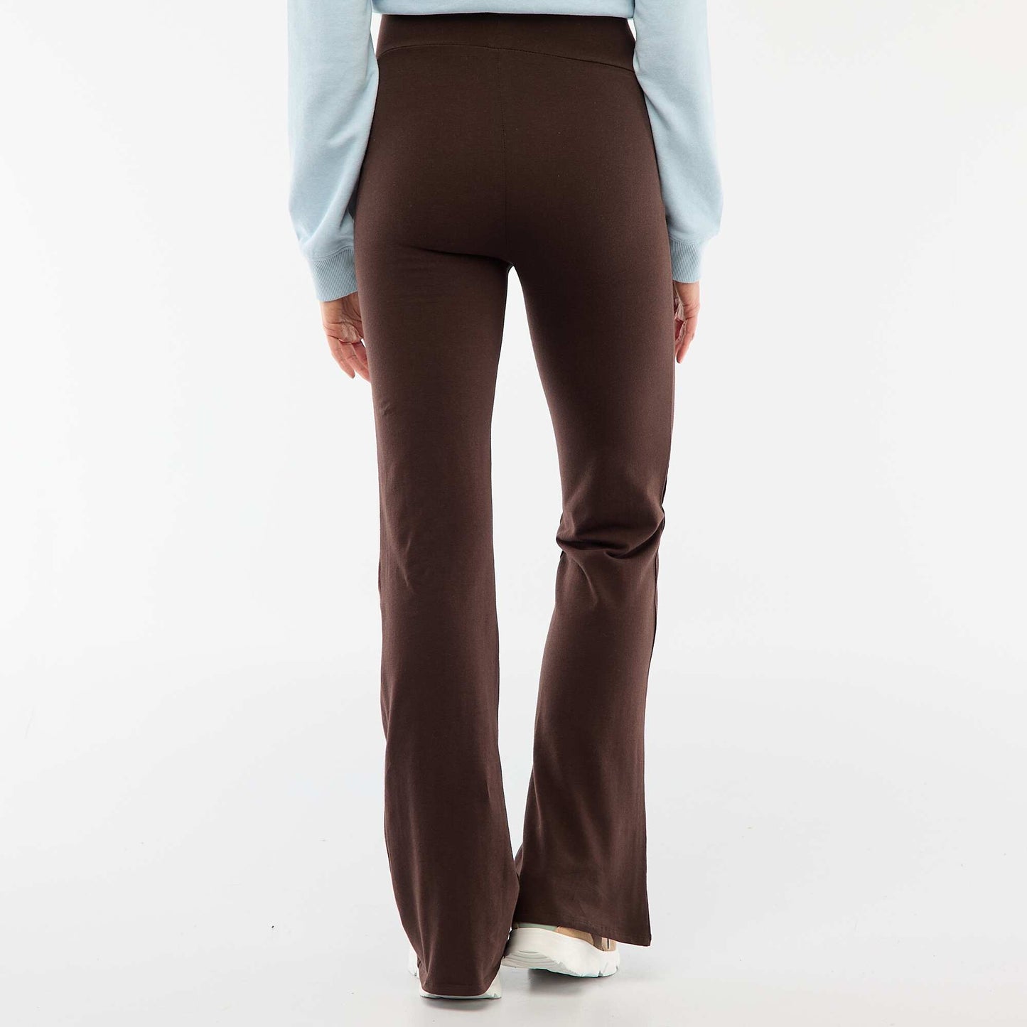 Bootcut maternity leggings BROWN