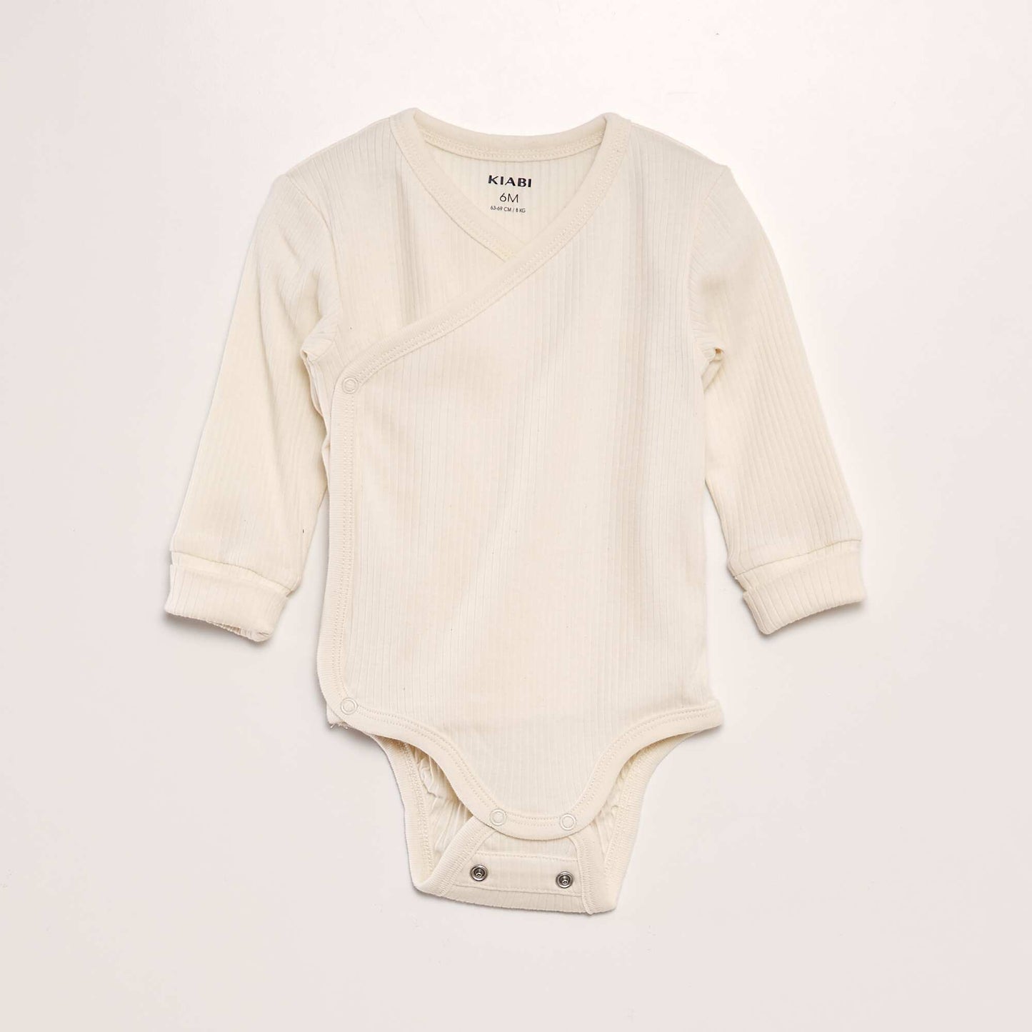 Set of 3 Grow-With-Me Bodysuits BEIGE