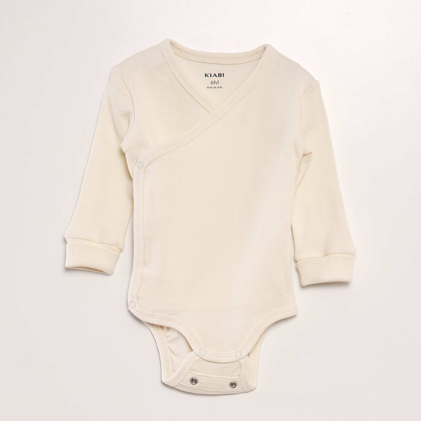 Set of 3 Grow-With-Me Bodysuits BEIGE