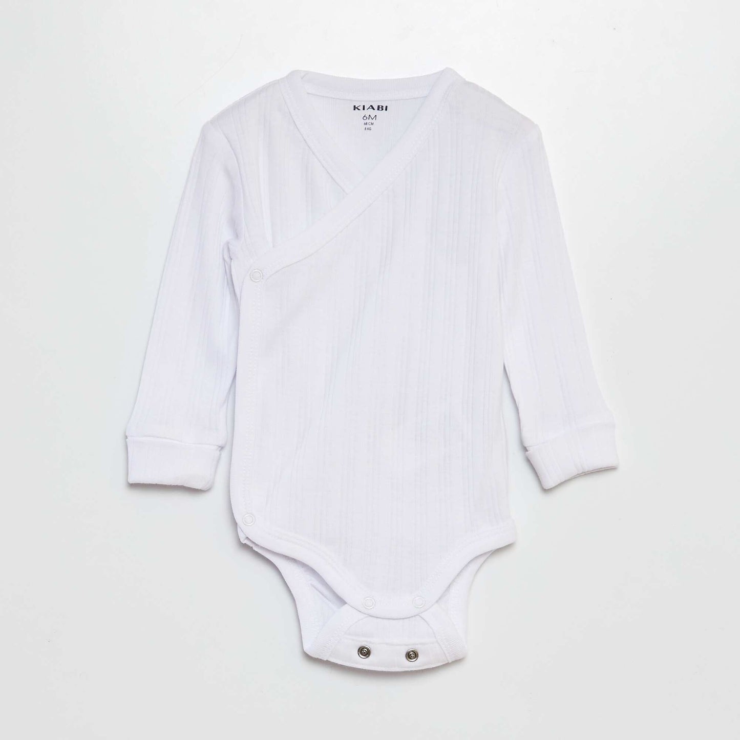 Set of 3 Grow-With-Me Bodysuits WHITE