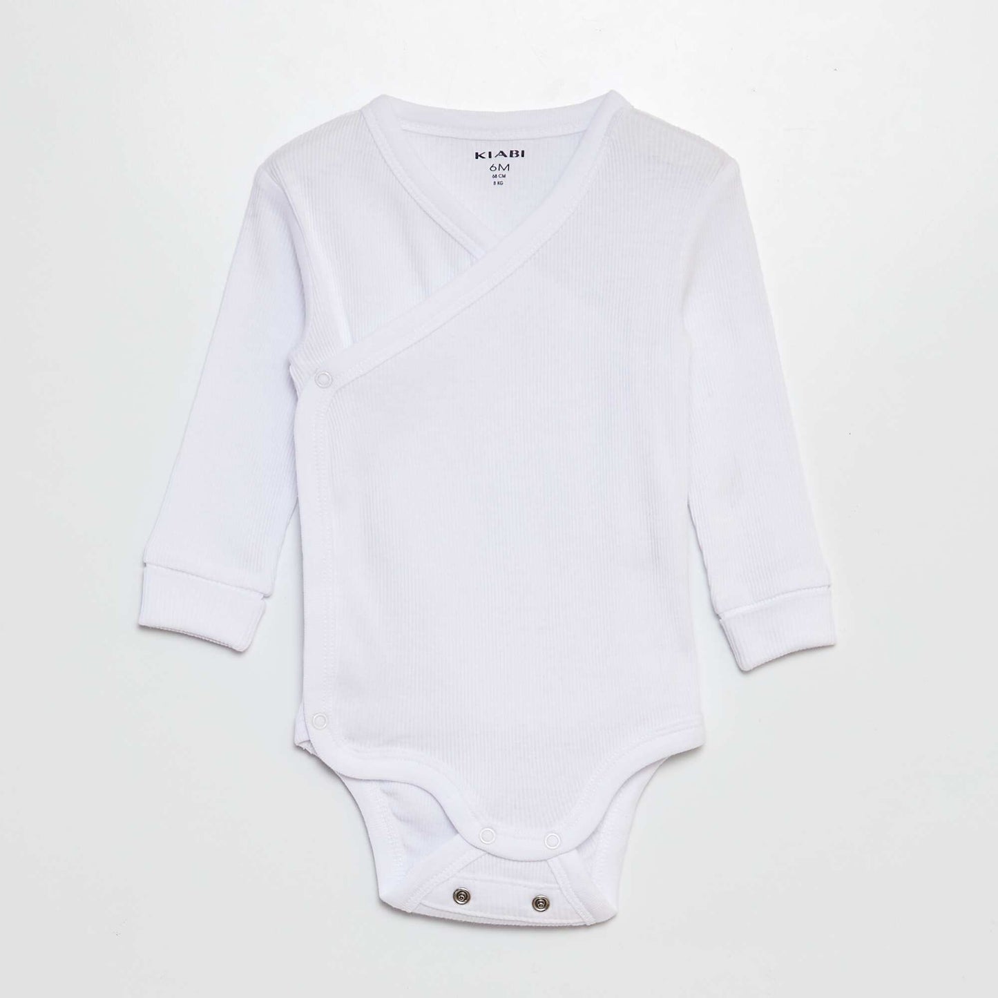 Set of 3 Grow-With-Me Bodysuits WHITE