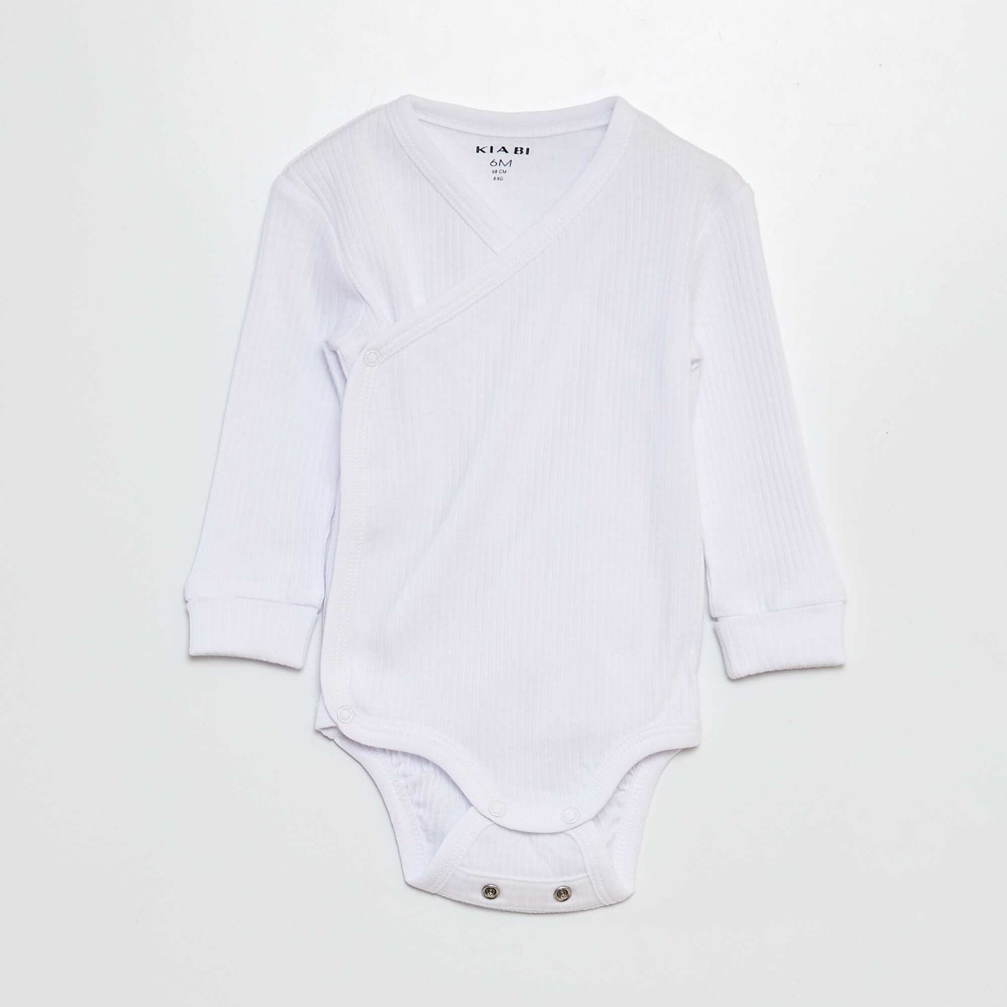 Set of 3 Grow-With-Me Bodysuits WHITE
