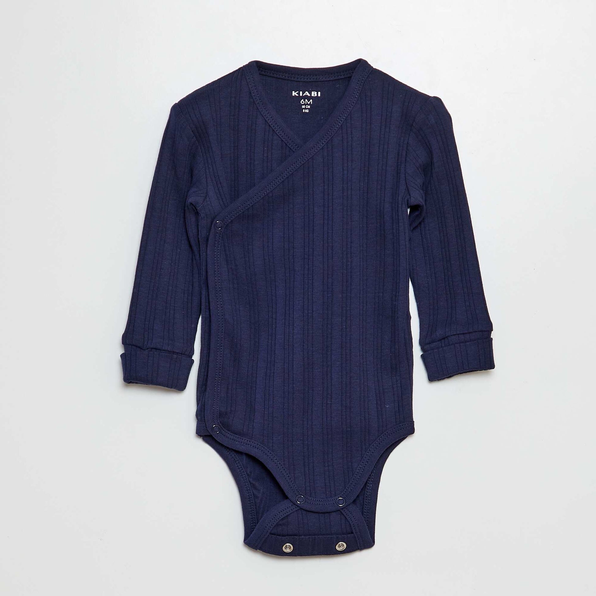 Set of 3 Grow-With-Me Bodysuits BLUE