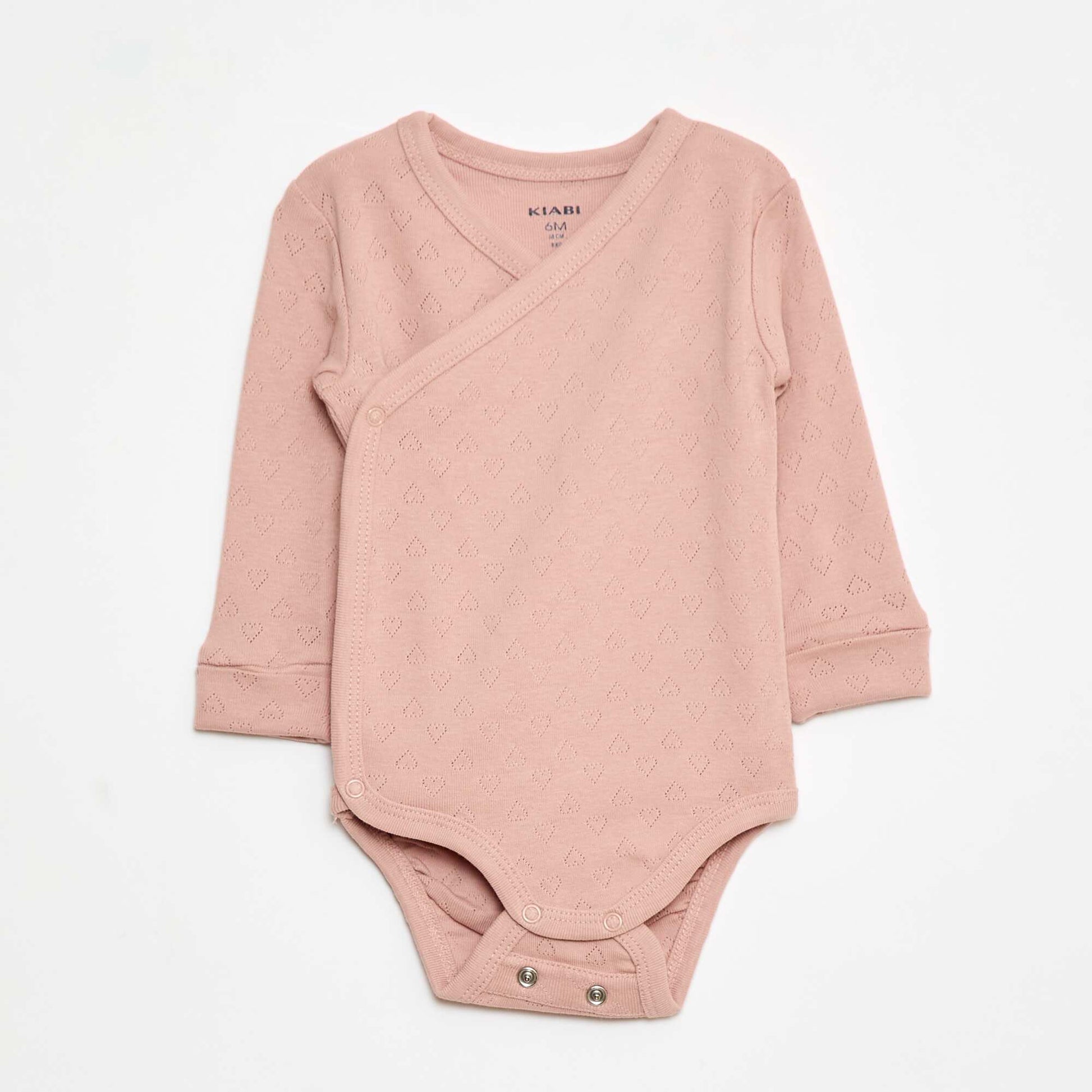 Set of 3 Grow-With-Me Bodysuits PINK