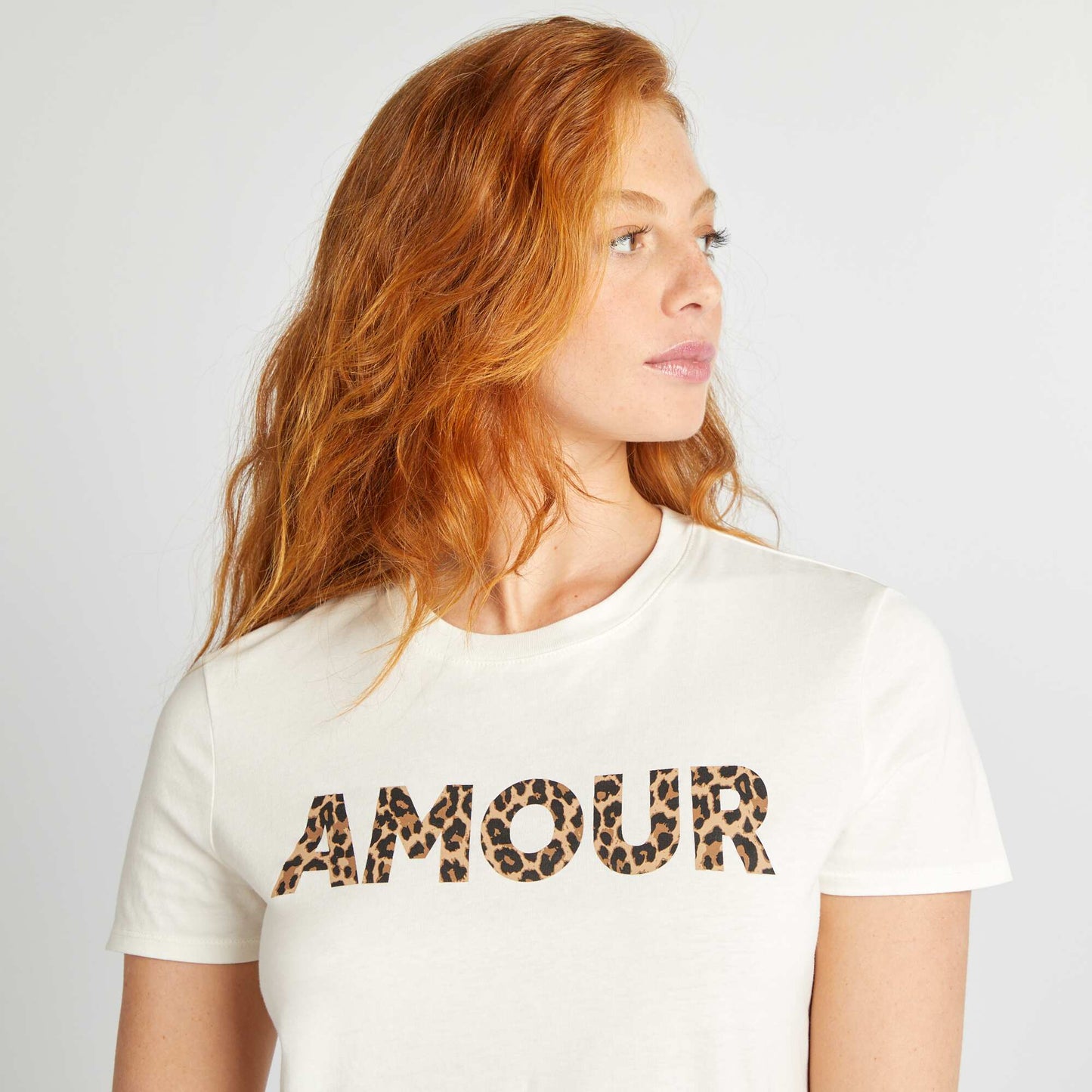 Printed T-shirt ECRU