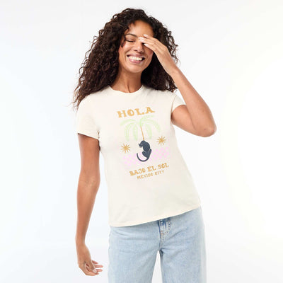Printed T-shirt BEIGE