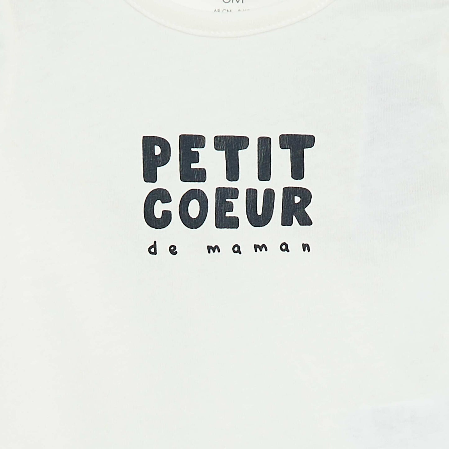 Long-sleeved printed T-shirt WHITE