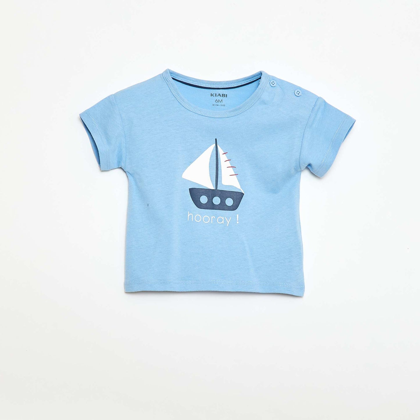 T-shirt and Shorts Set with Pockets - 2 Pieces BLUE