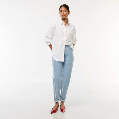 Mom-fit jeans - L30 BLUE