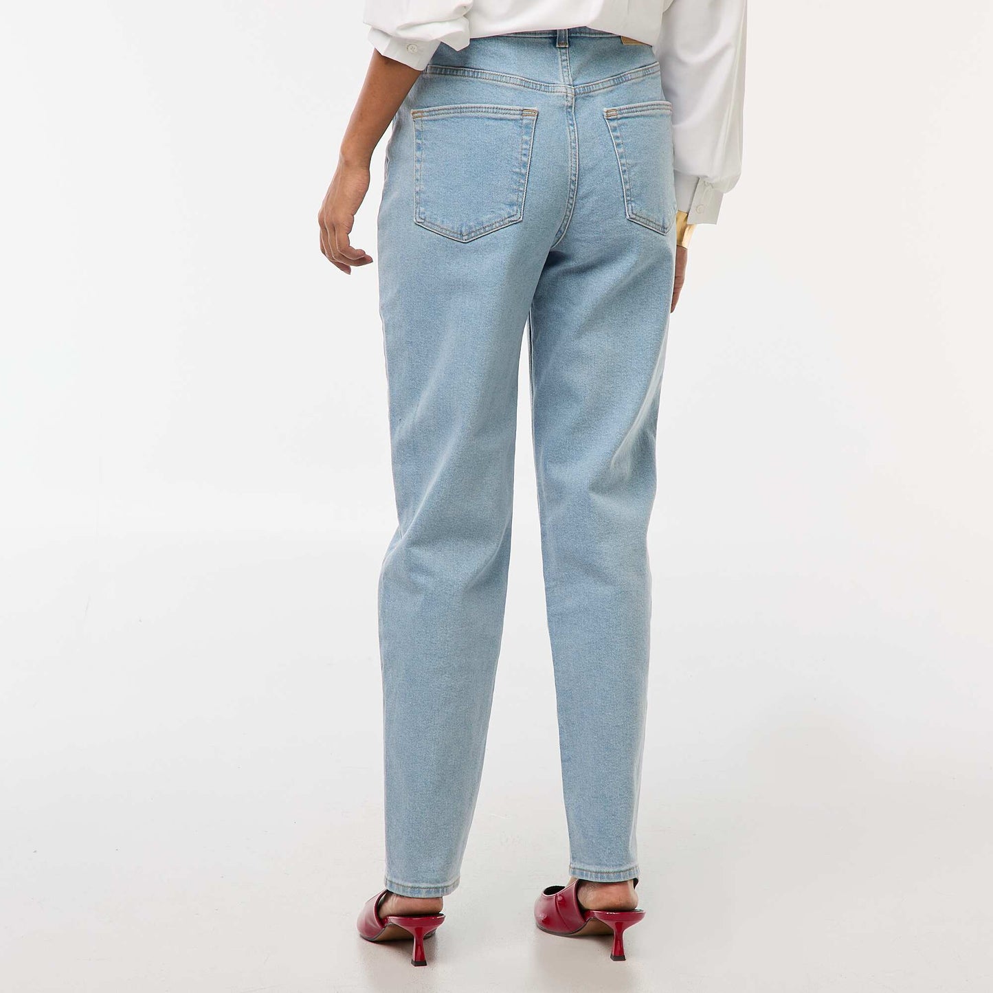 Mom-fit jeans - L30 BLUE