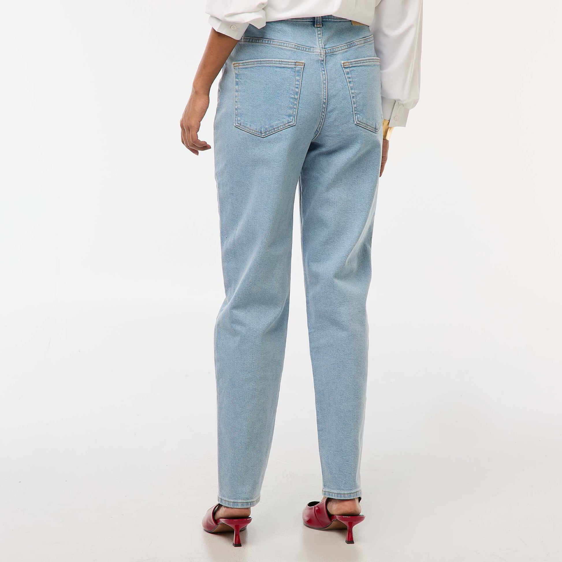 Mom-fit jeans - L30 BLUE