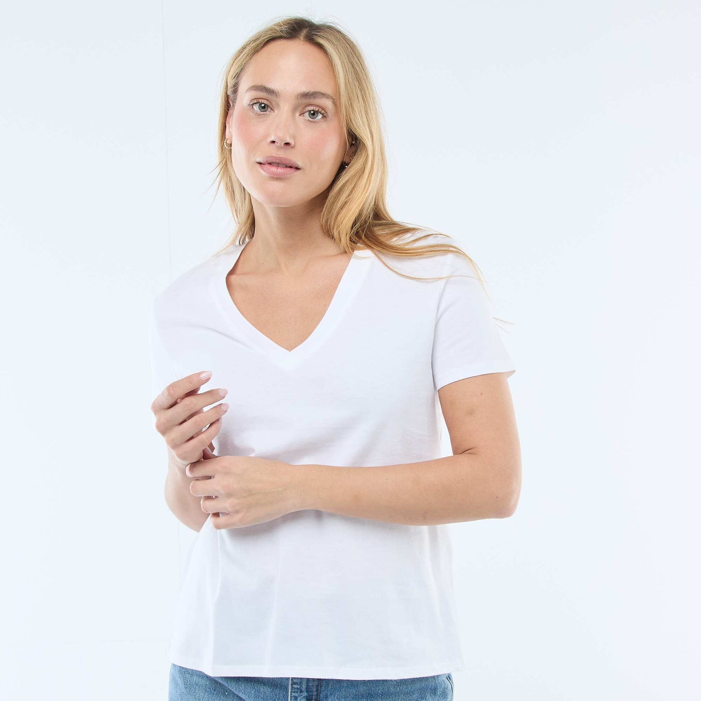 V-Neck T-Shirt WHITE