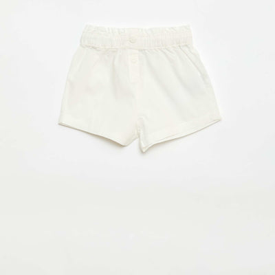 Poplin Shorts WHITE
