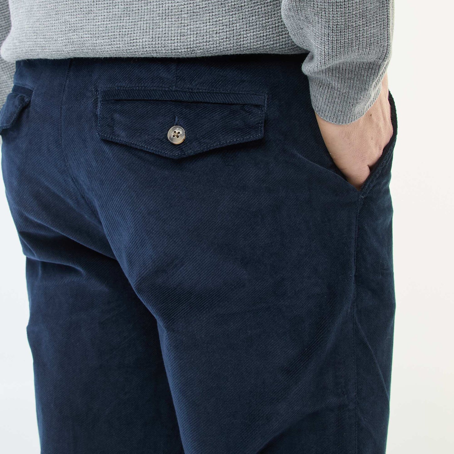 Standard Waist Corduroy Chinos BLUE