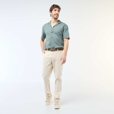 Solid Chino Pants - Standard Waist WHITE