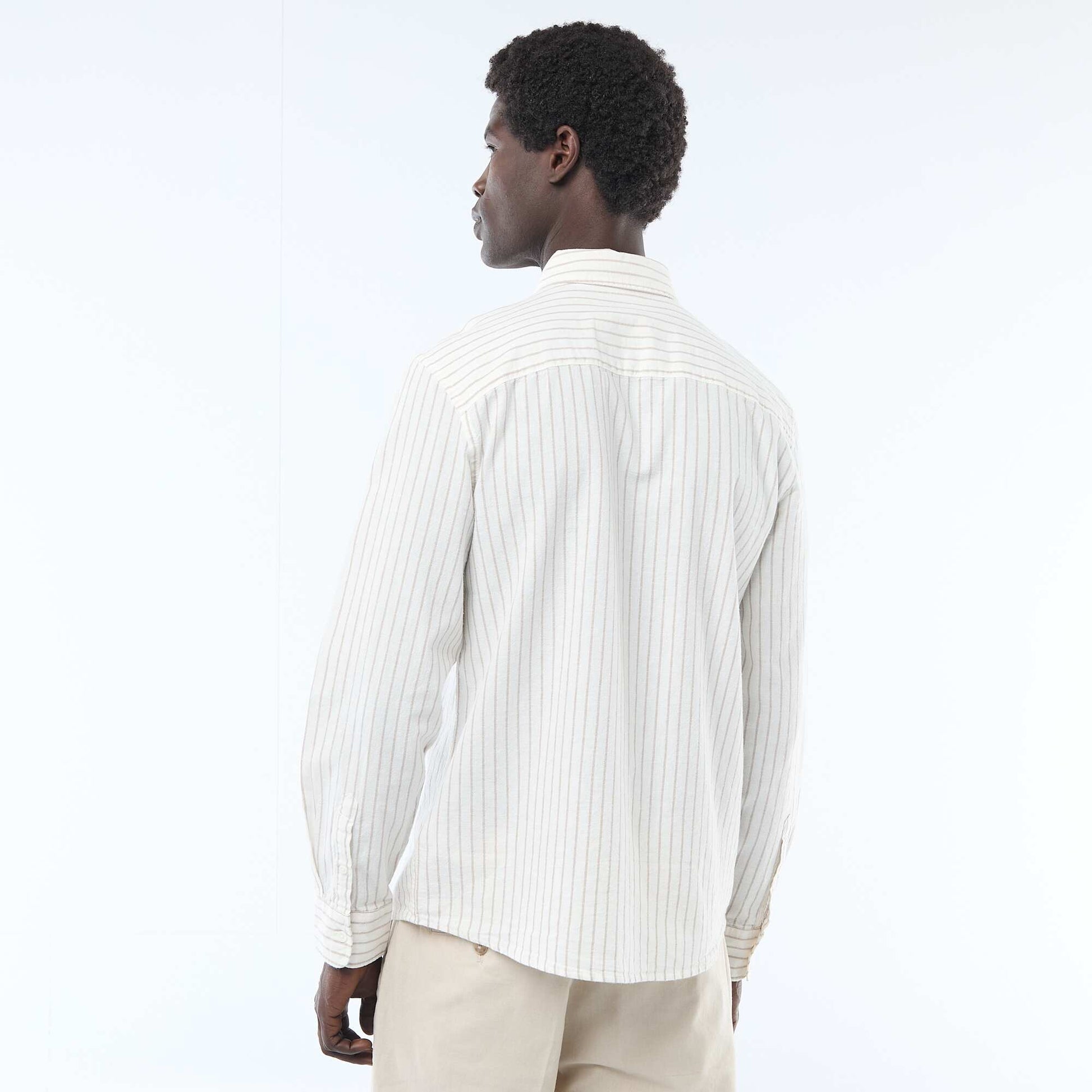 Linen Blend Shirt WHITE