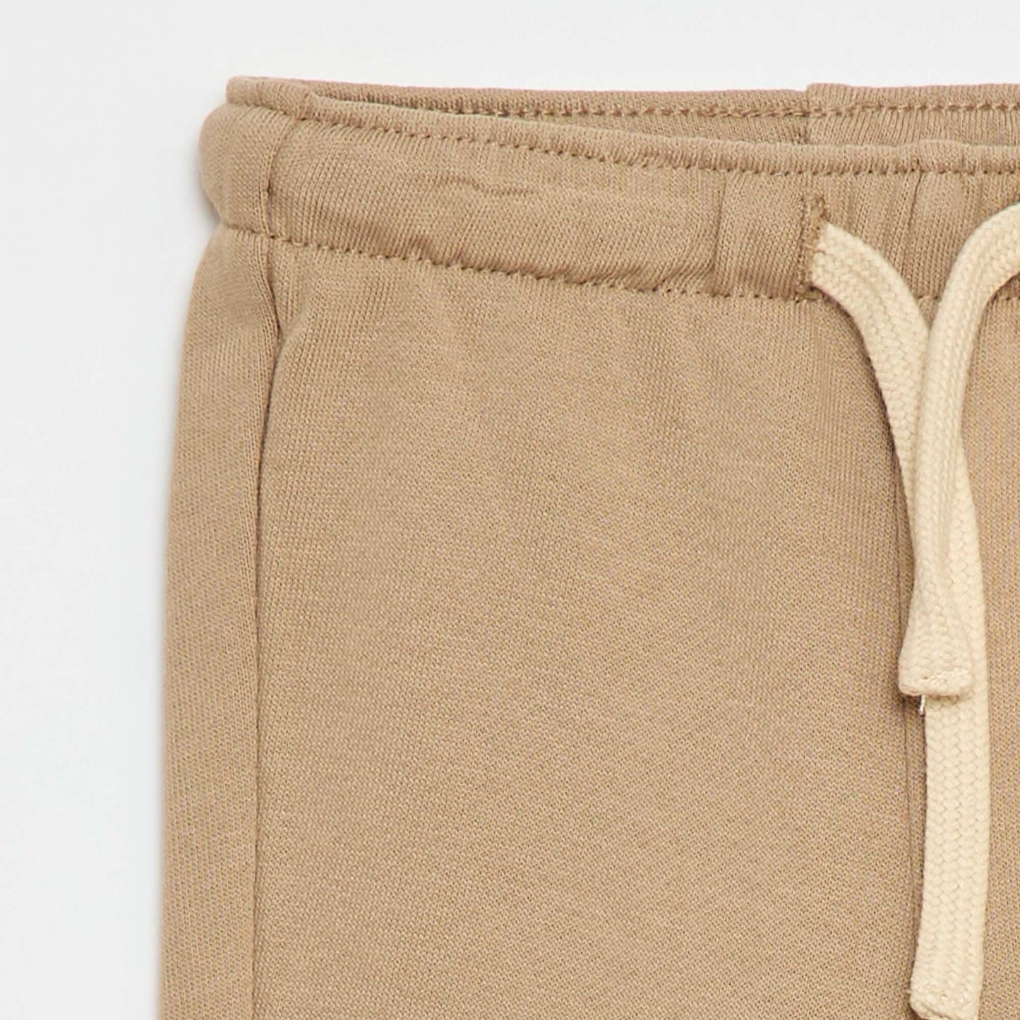 French terry jogger pants BEIGE