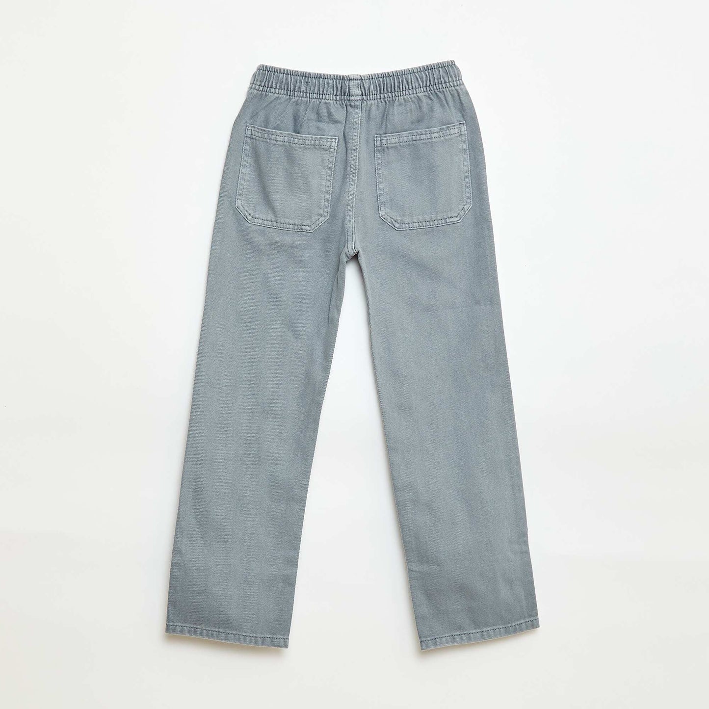Joggers with Elasticated Waistband and Drawstring BLUE