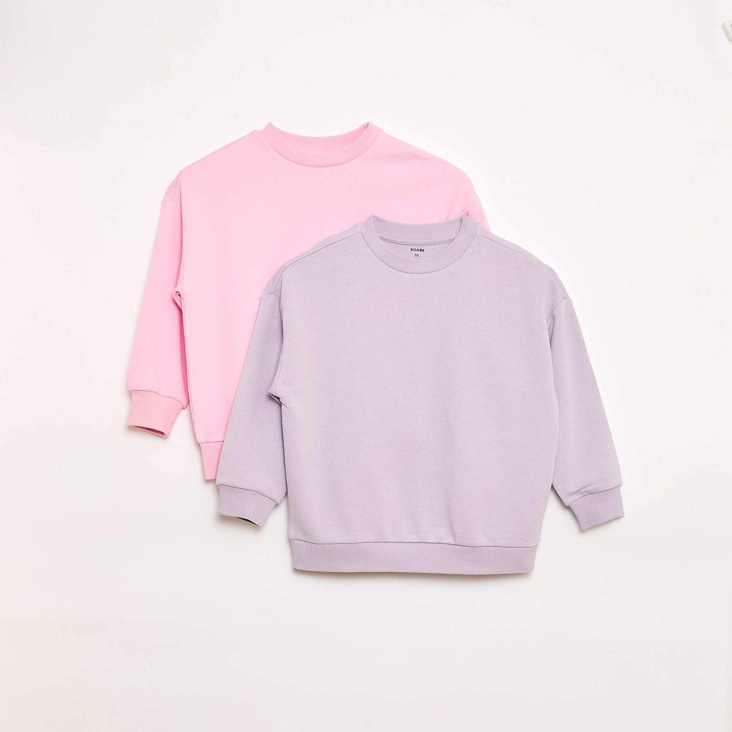 2-Pack Cotton French Terry Sweatshirts PINK