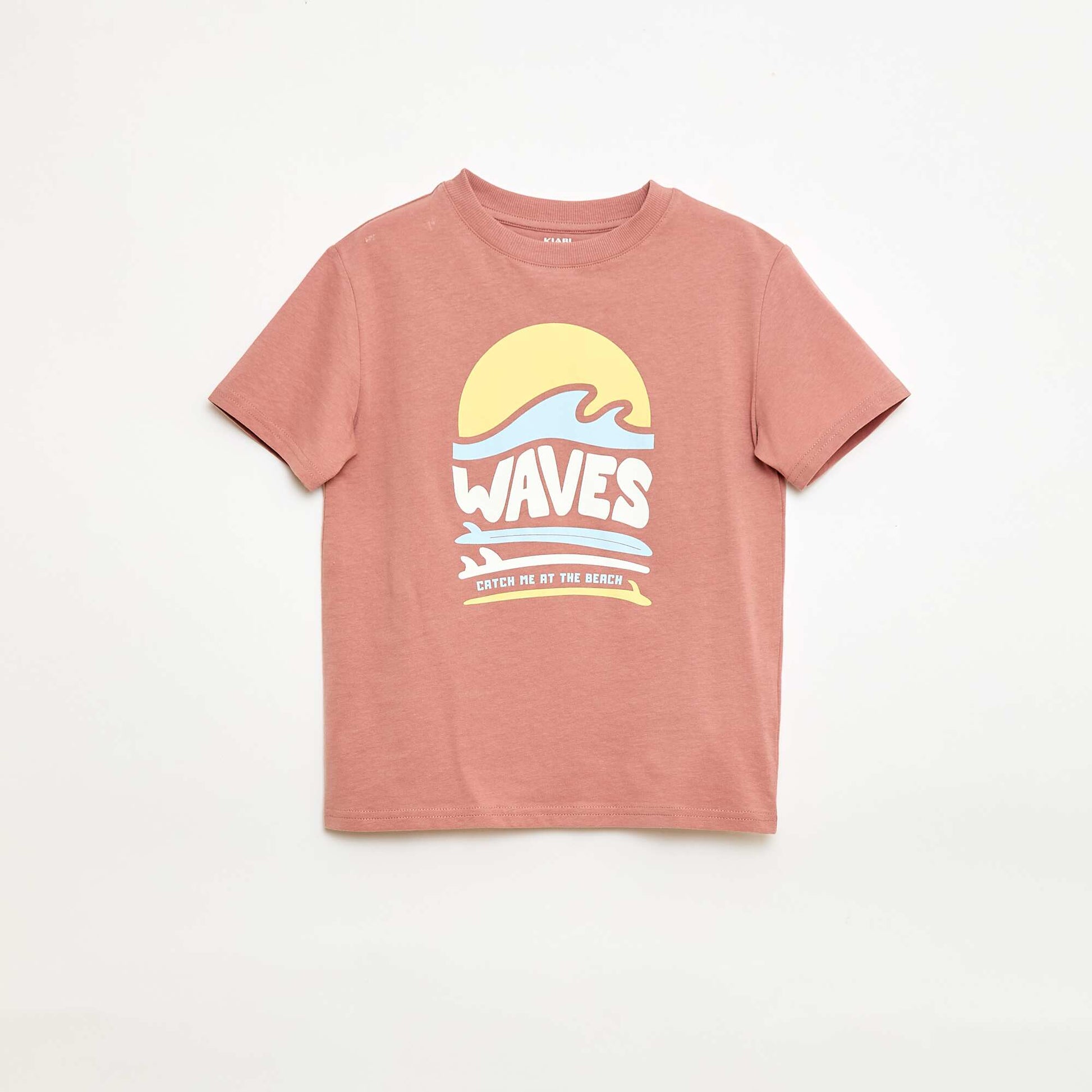 Printed Short-Sleeve T-Shirt PINK