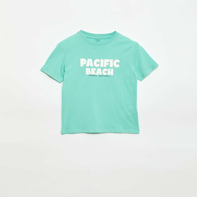 Printed Short-Sleeve T-Shirt GREEN