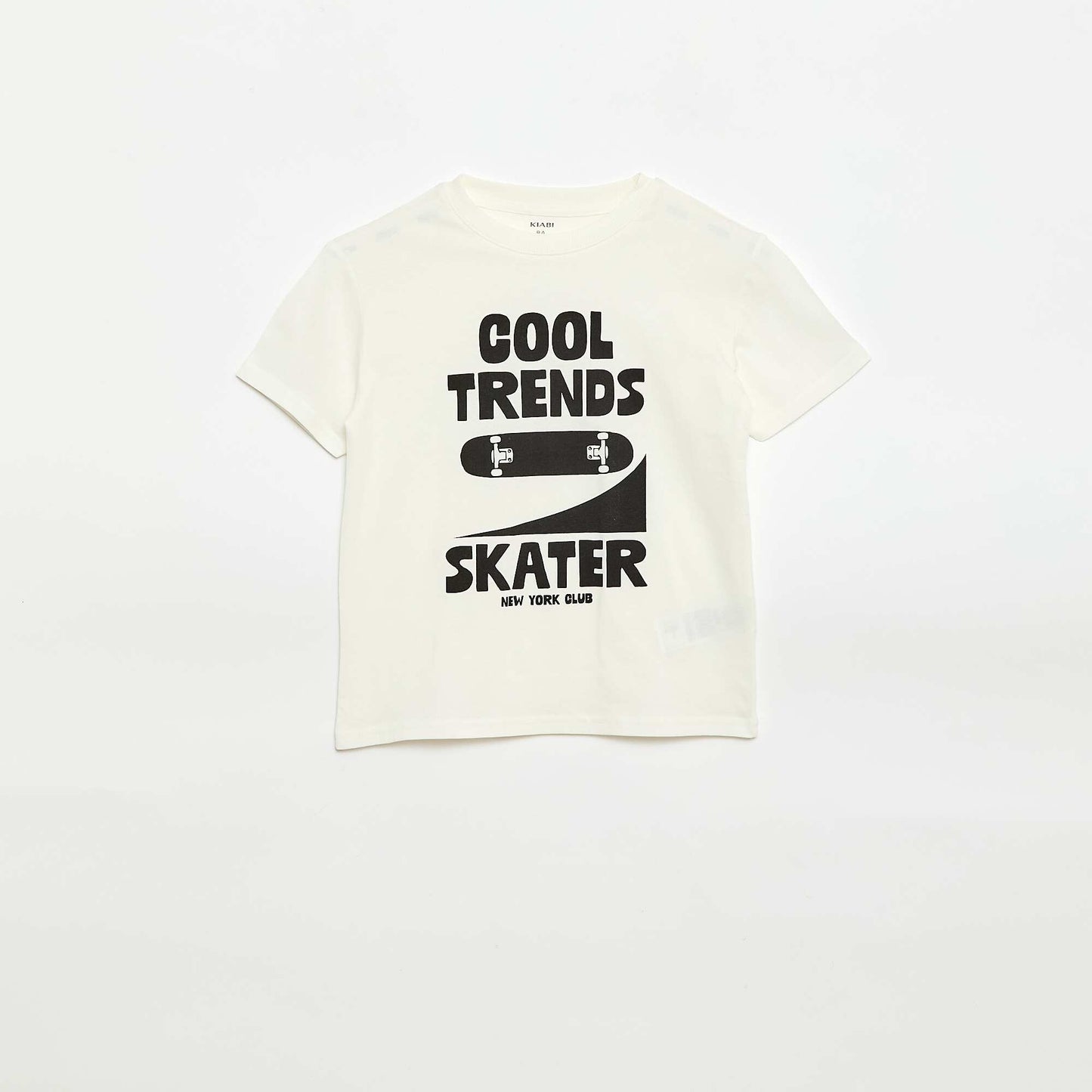 Printed Short-Sleeve T-Shirt WHITE