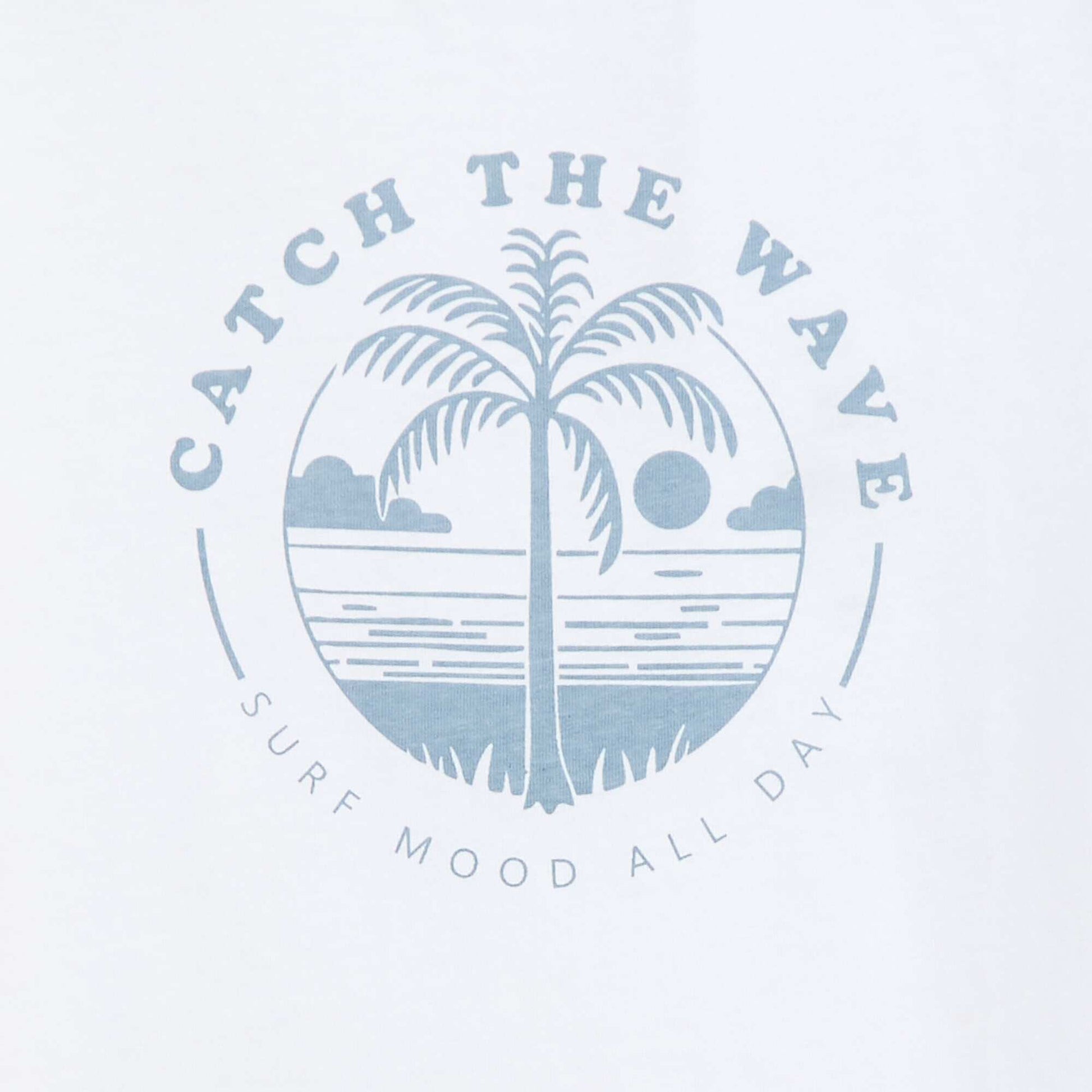 Printed Message T-Shirt WHITE