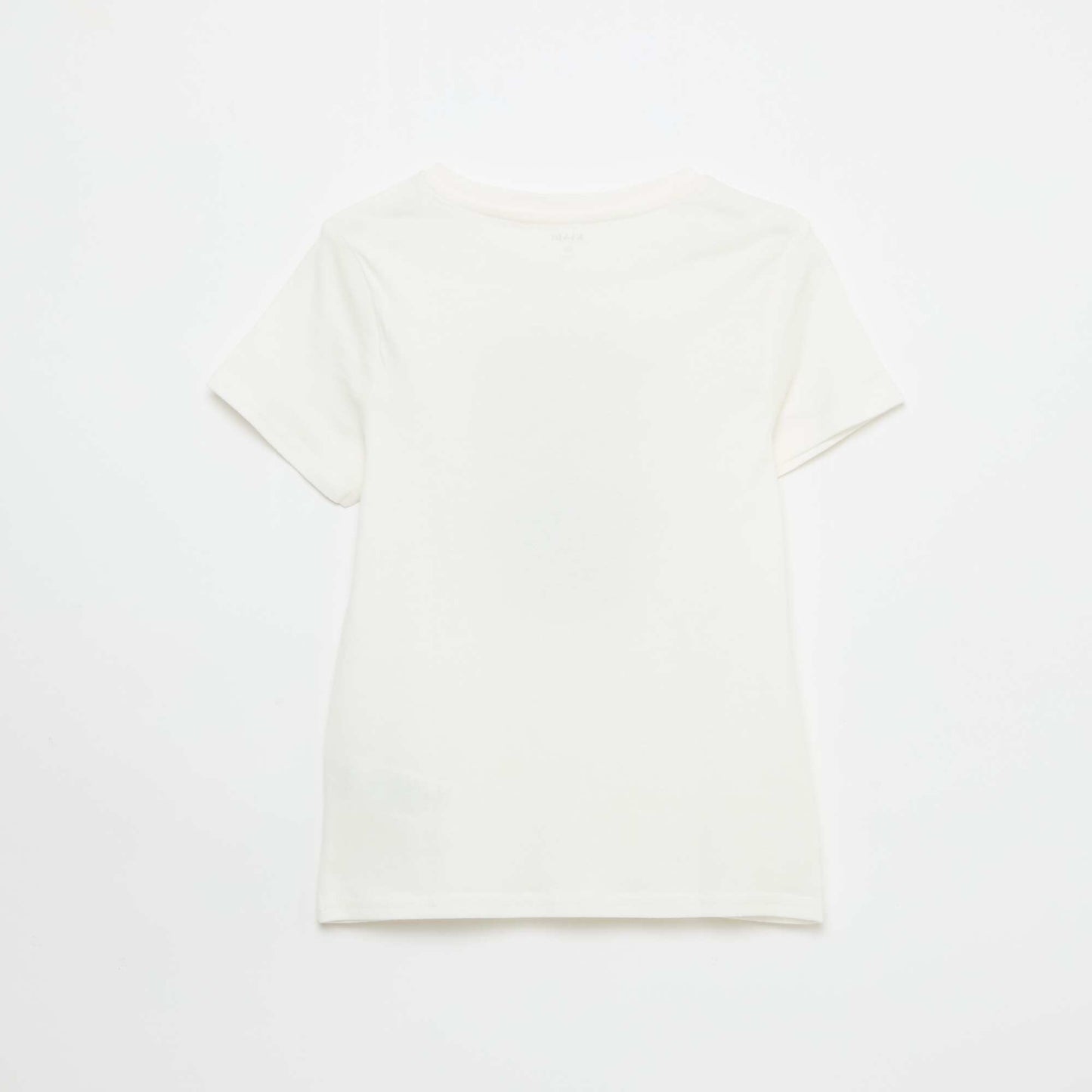 Printed Message T-Shirt WHITE