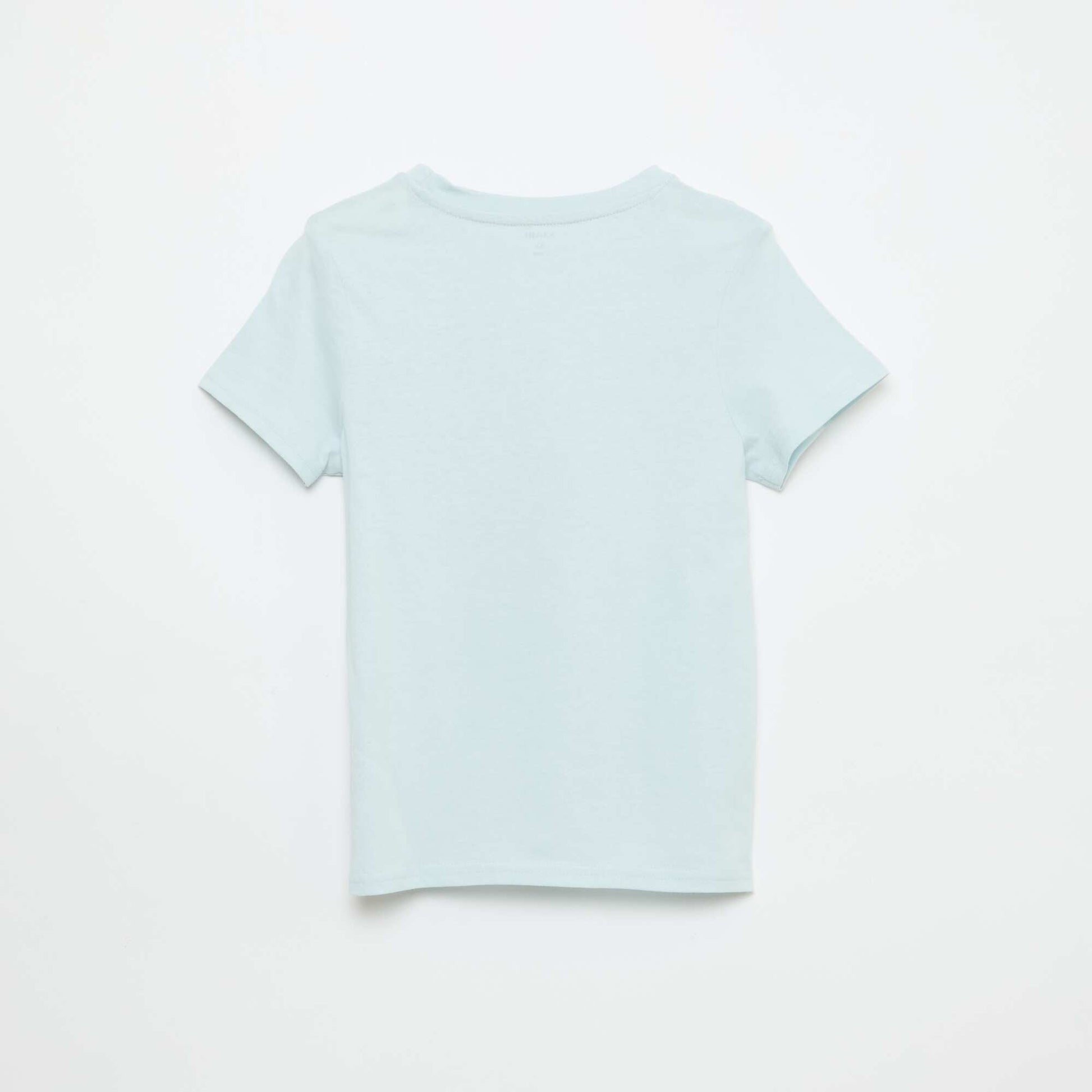 Printed Message T-Shirt BLUE
