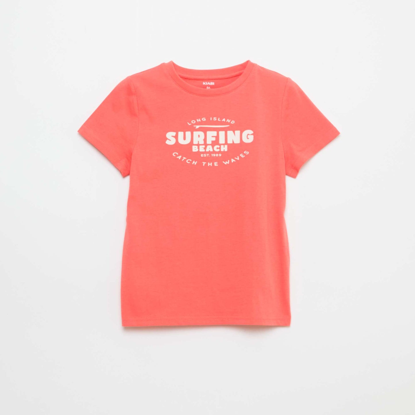 Printed Message T-Shirt ORANGE