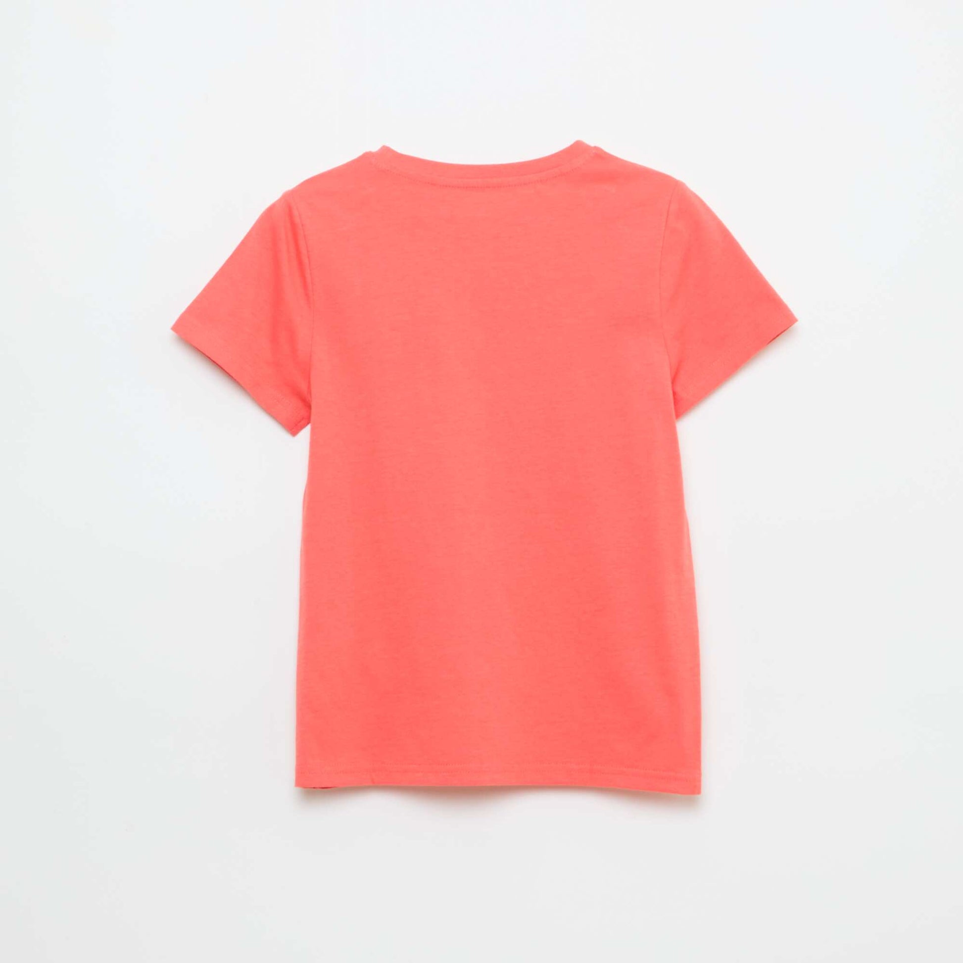 Printed Message T-Shirt ORANGE