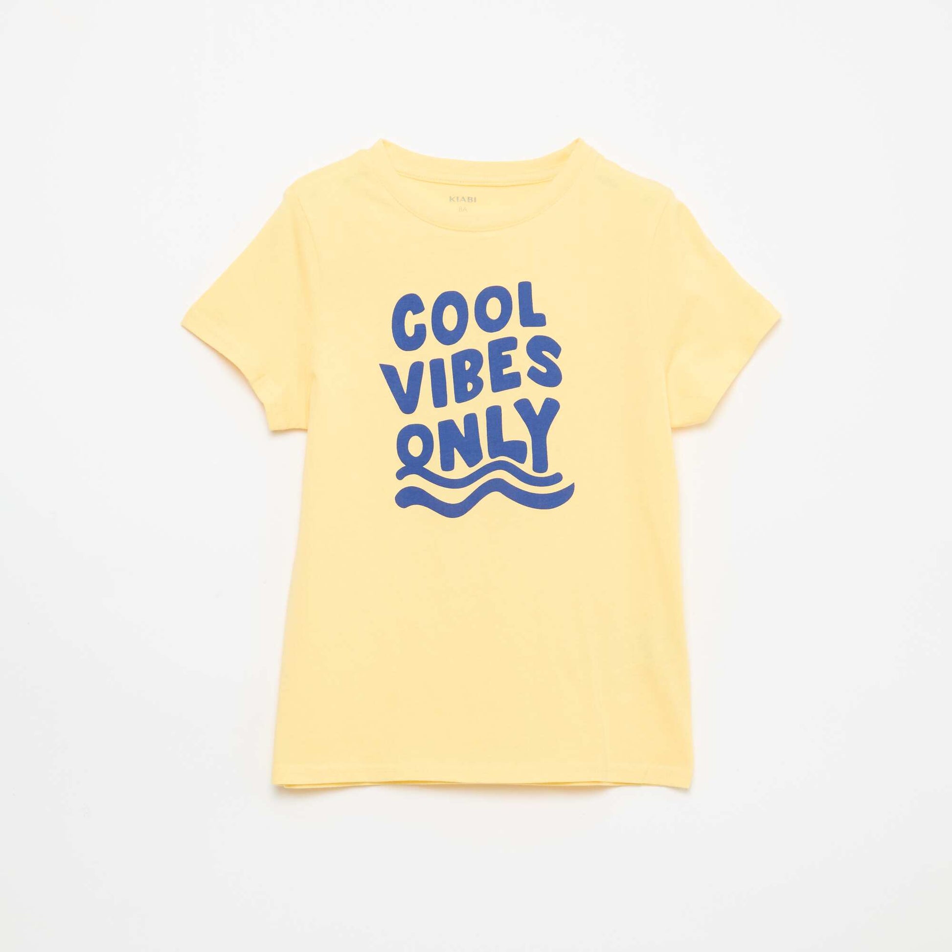 Printed Message T-Shirt YELLOW