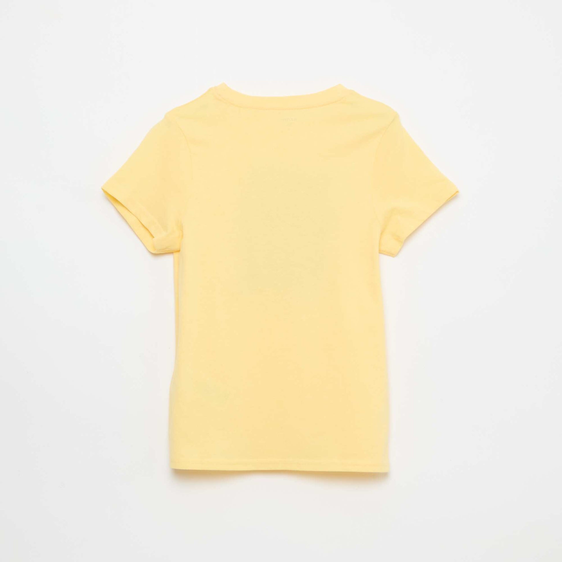 Printed Message T-Shirt YELLOW