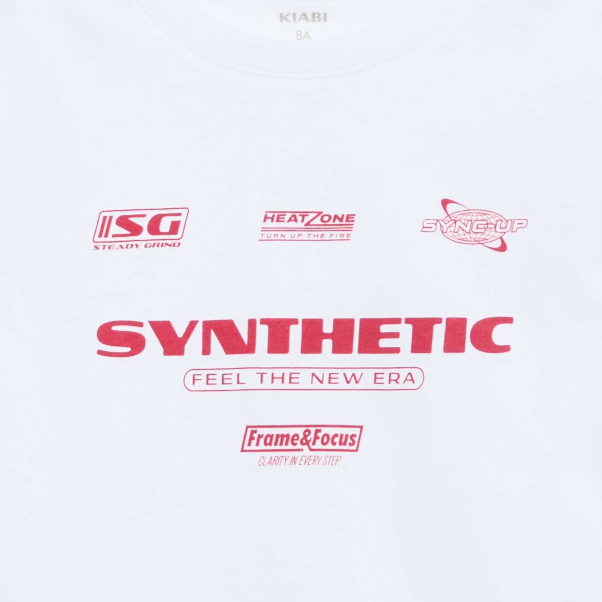 Printed Message T-Shirt WHITE