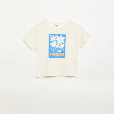 Fantasy Print T-Shirt WHITE