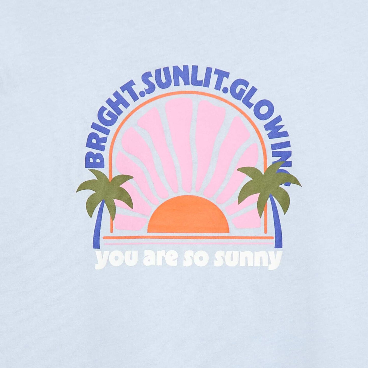 Fantasy Print T-Shirt BLUE