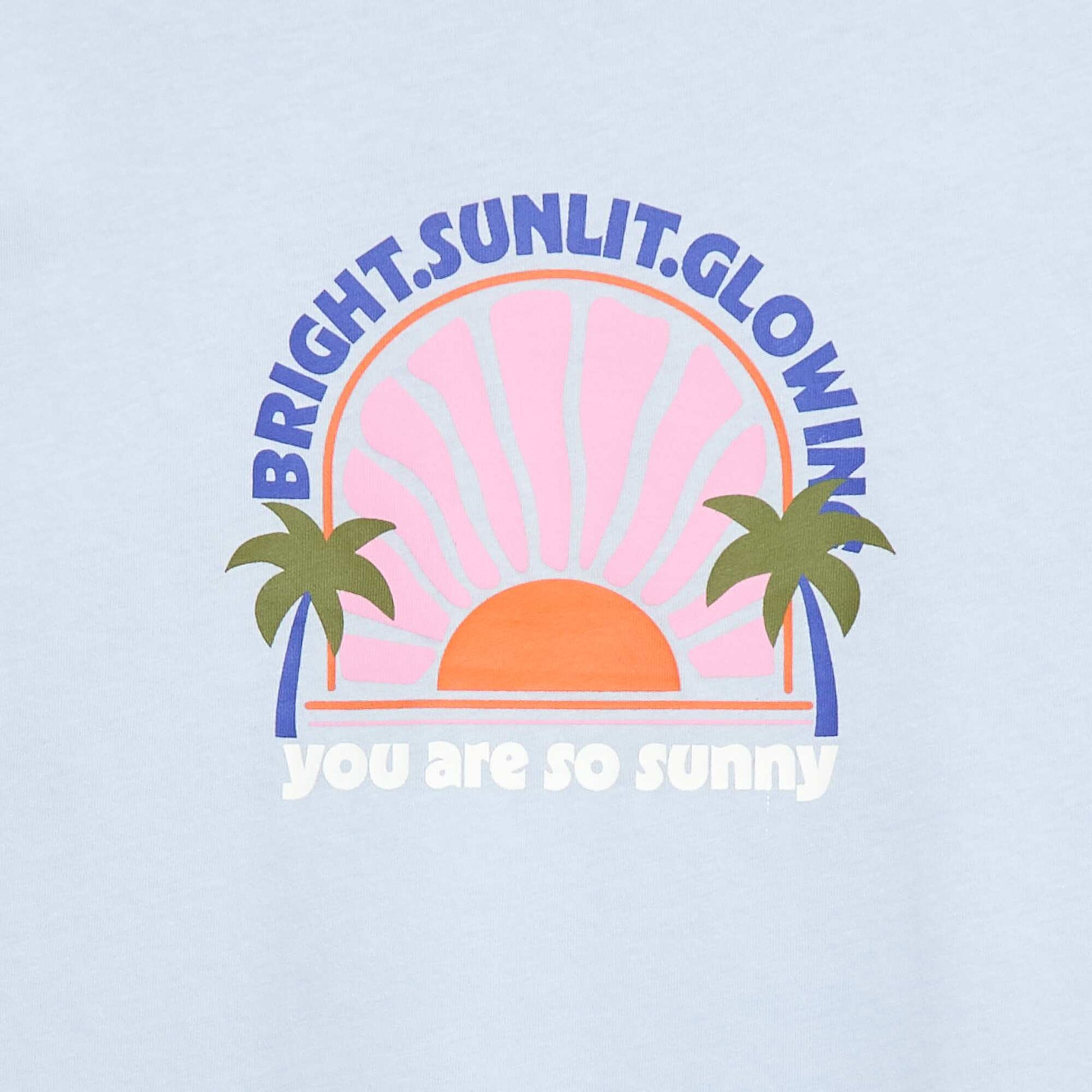 Fantasy Print T-Shirt BLUE