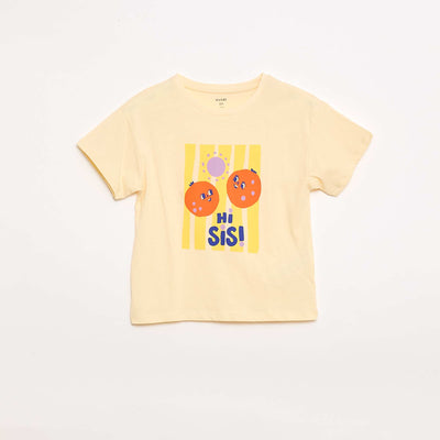 Fantasy Print T-Shirt YELLOW