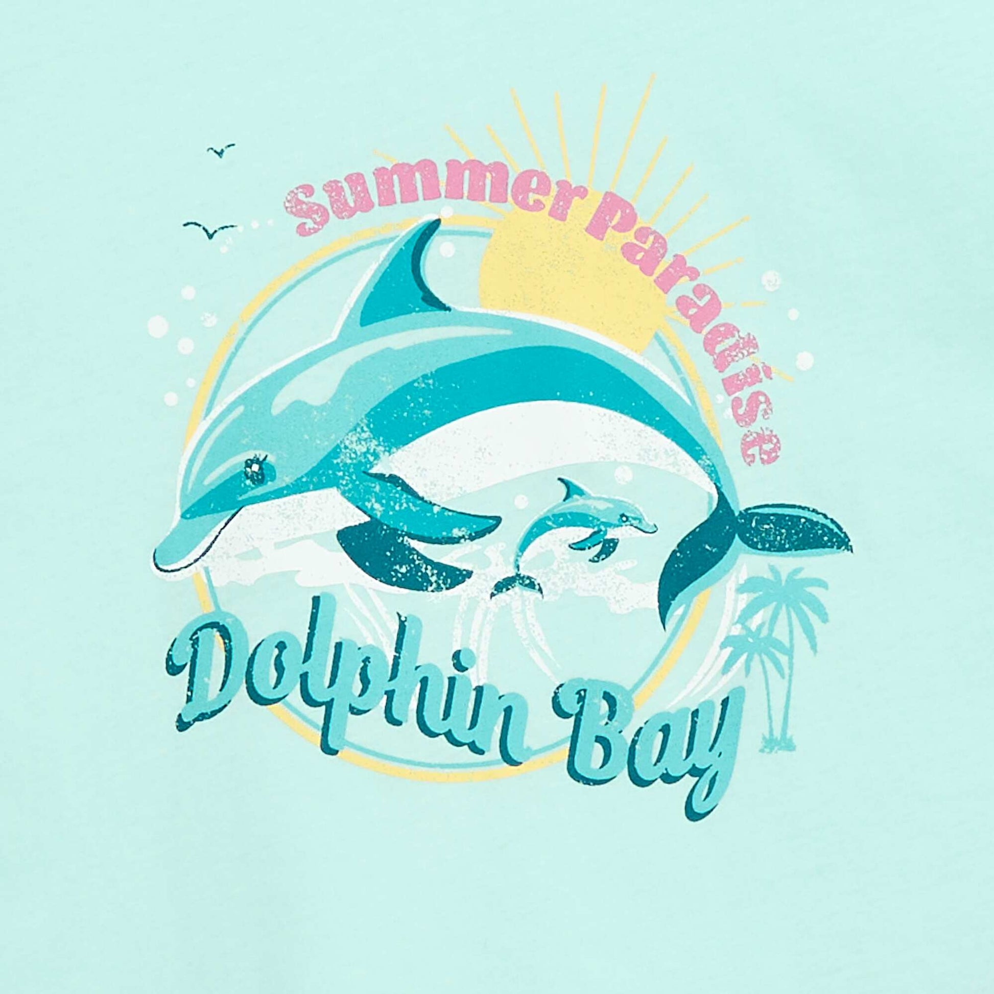 Fantasy Print T-Shirt BLUE