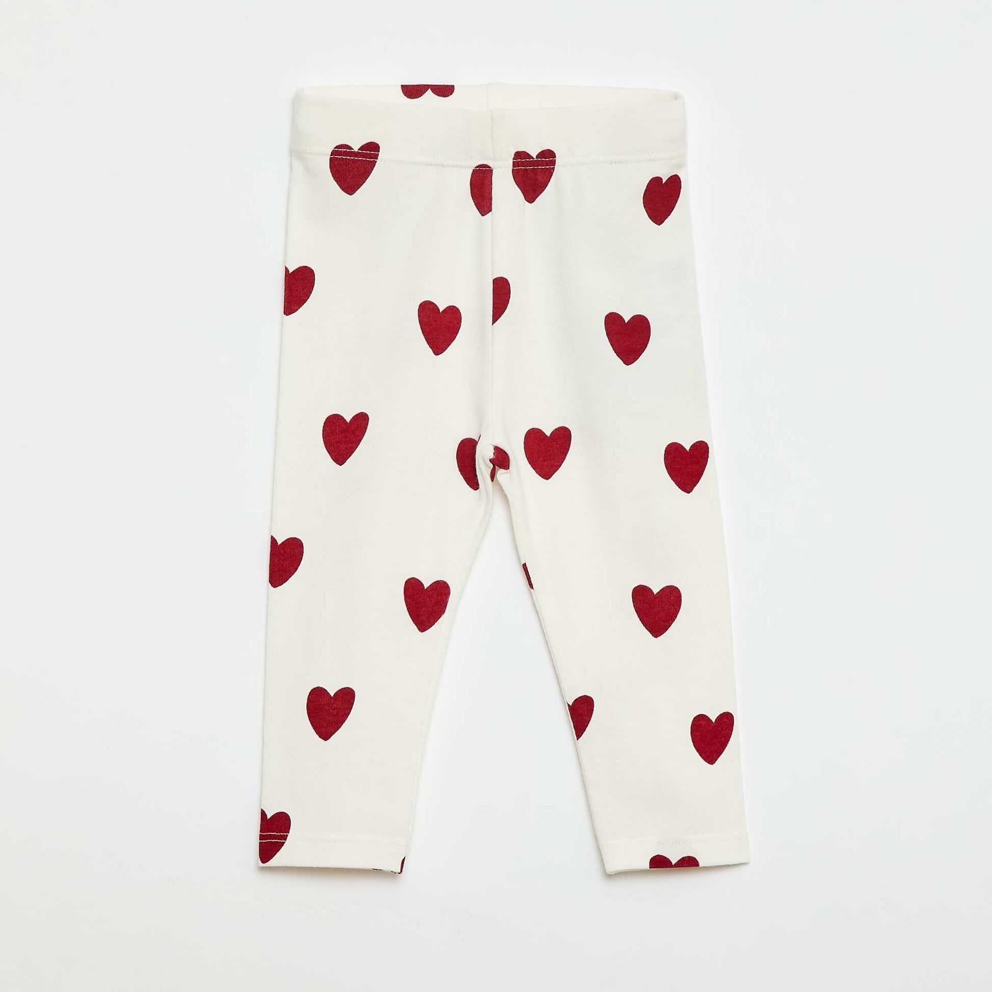 Printed Long Leggings WHITE