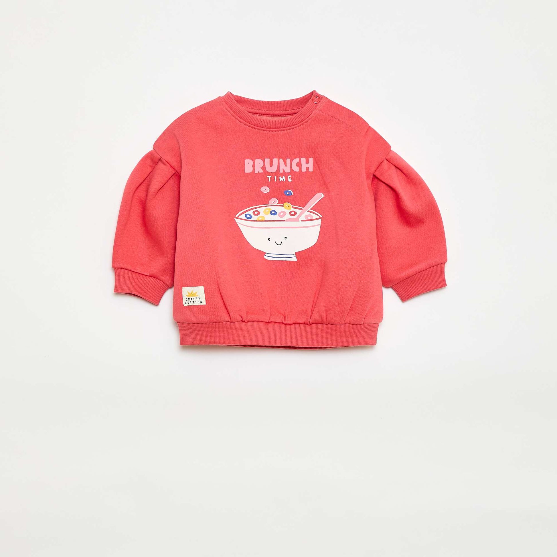 Printed Sweatshirt - Grafik Edition RED