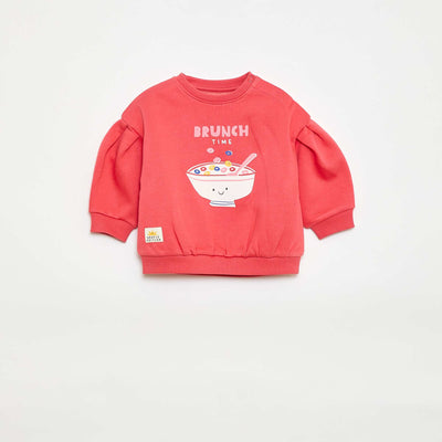 Printed Sweatshirt - Grafik Edition RED